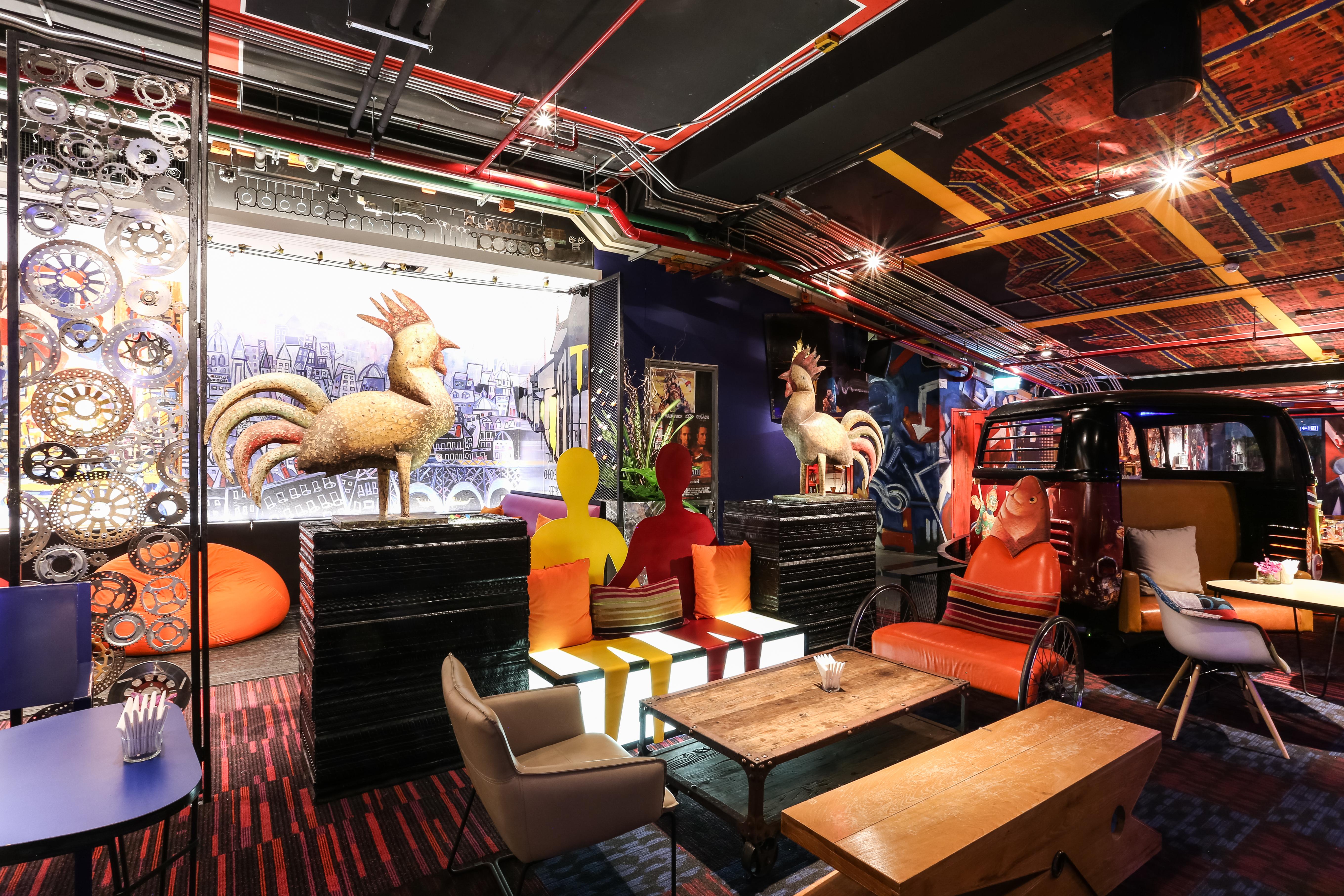 فندق سيام آت سيام ديزاين باتايا المظهر الخارجي الصورة Interior of a restaurant in Paris